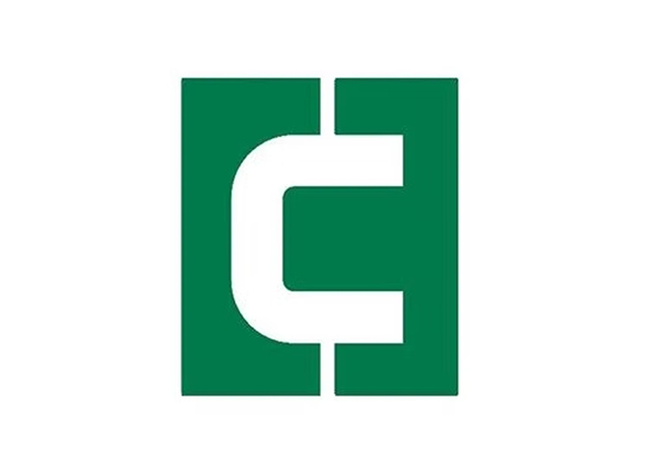 Logotipo de la marca Copele que muestra una letra 'C' blanca dentro de un marco de color verde